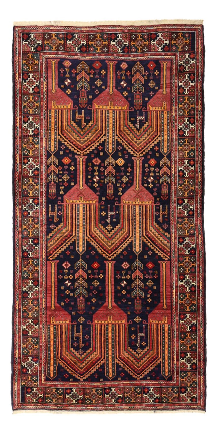 Belutsch Teppich 128x251cm - Orientteppich