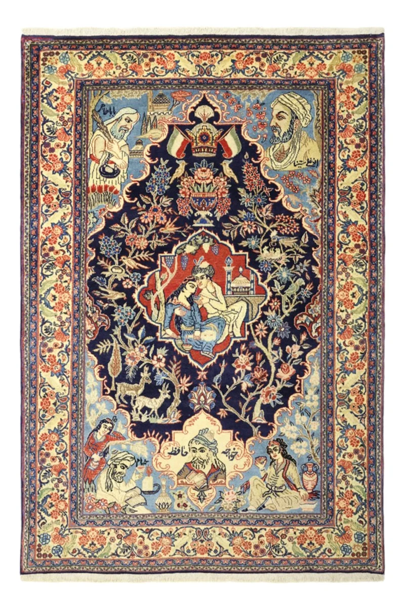 Täbriz Teppich 136x197cm - Perserteppich