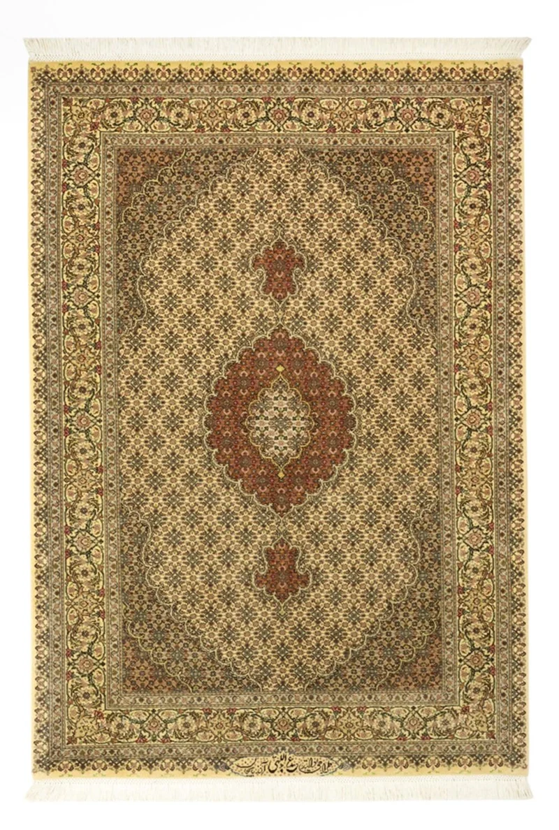 Täbriz - 50 Raj Teppich 103x150cm - Perserteppich