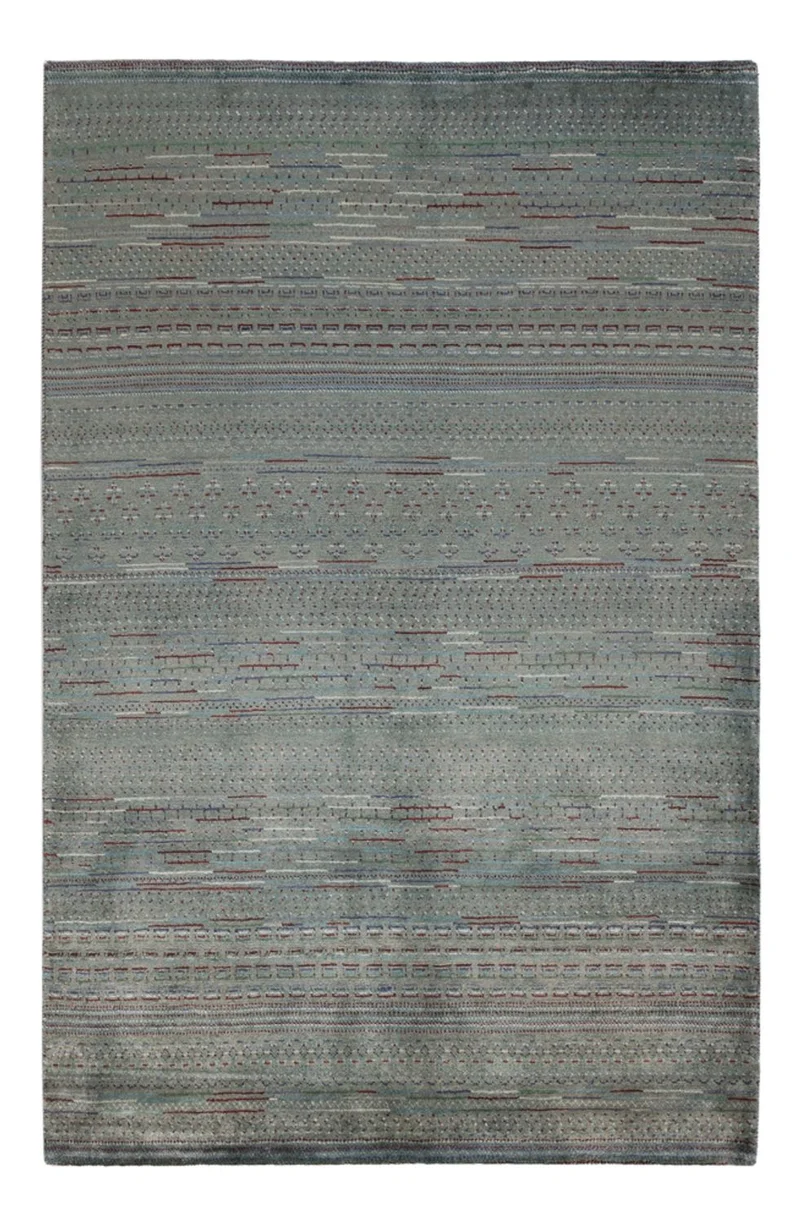 Gabbeh Persisch Teppich 136x208cm - Perserteppich Wollteppich