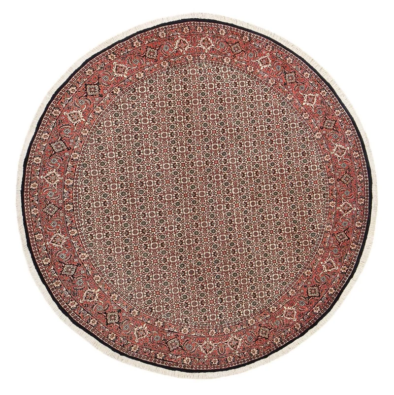 Perserteppich - Bidjar rund - 250 x 250 cm - rost