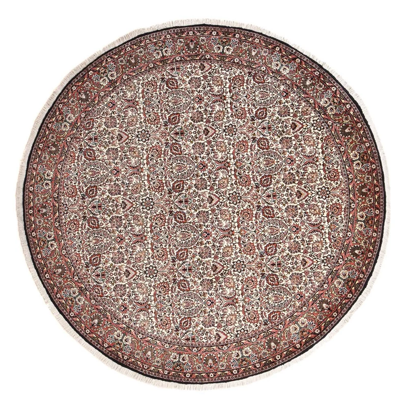 Perserteppich - Bidjar rund - 250 x 250 cm - rost