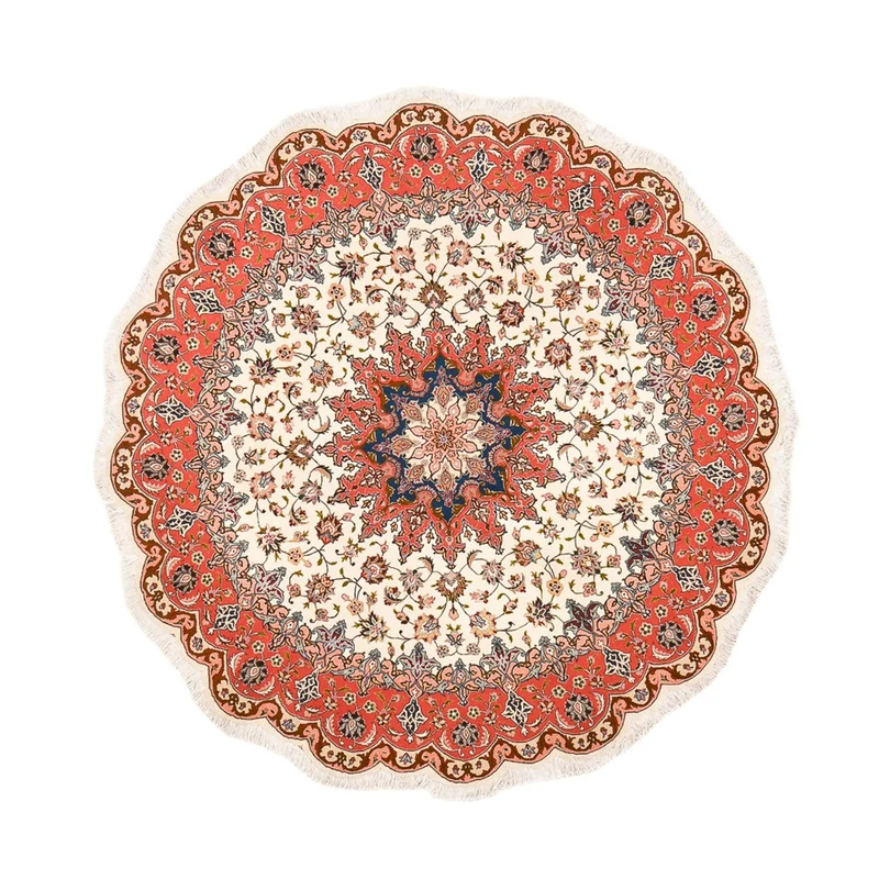 Täbriz - 50 Raj Teppich 200x200cm - Perserteppich