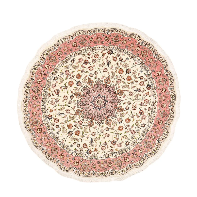 Täbriz - 50 Raj Teppich 200x200cm - Perserteppich