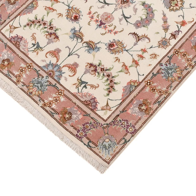 Läufer Perser - Täbriz - Premium - 77 x 347 cm - beige