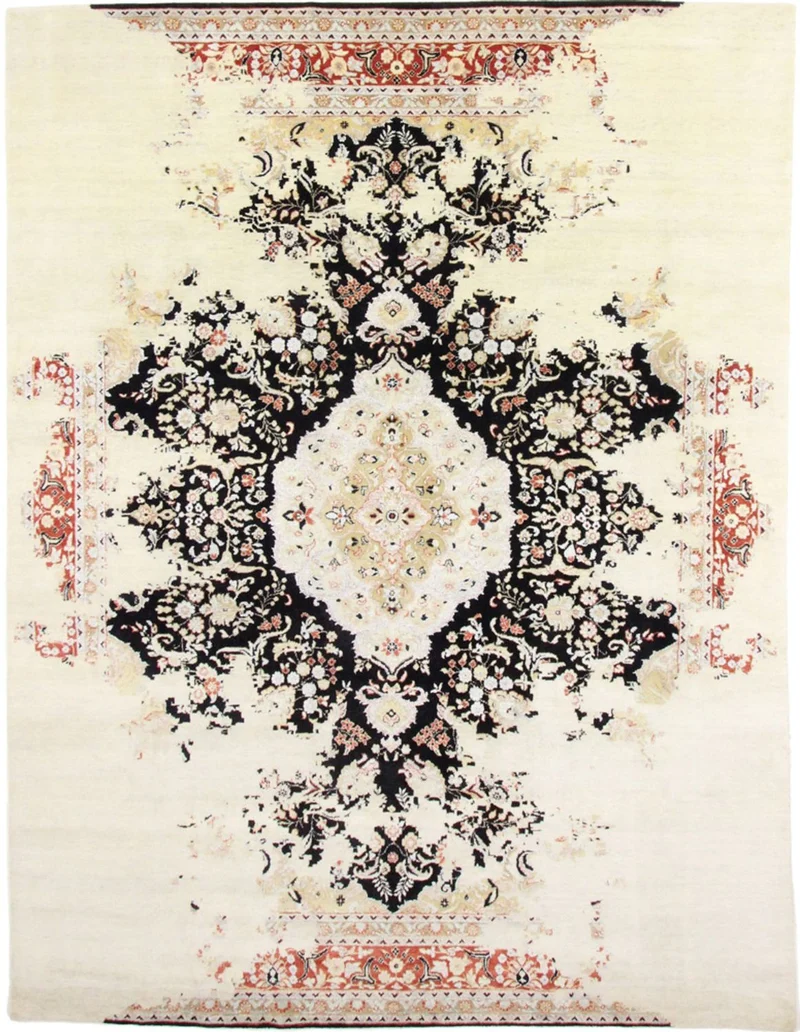 Designer Teppich - 242 x 309 cm - mehrfarbig