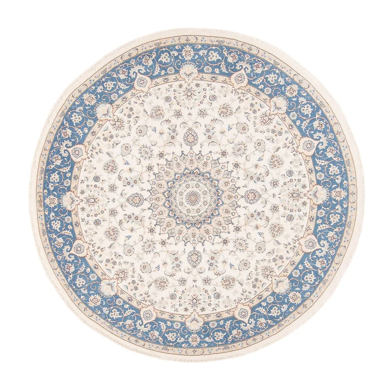 Perserteppich - Nain rund - 200 x 200 cm - creme