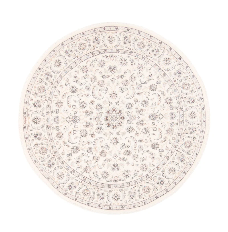 Perserteppich - Nain rund - 200 x 200 cm - creme