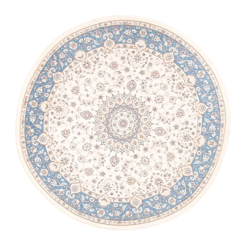 Perserteppich - Nain rund - 200 x 200 cm - creme