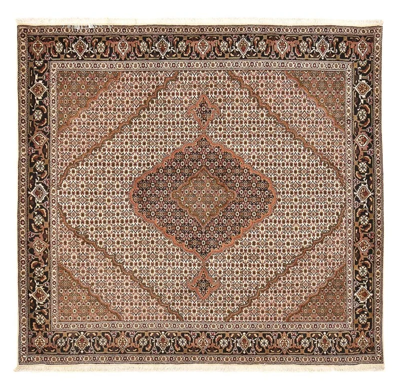 Täbriz - 40 Raj Teppich 202x206cm - Perserteppich