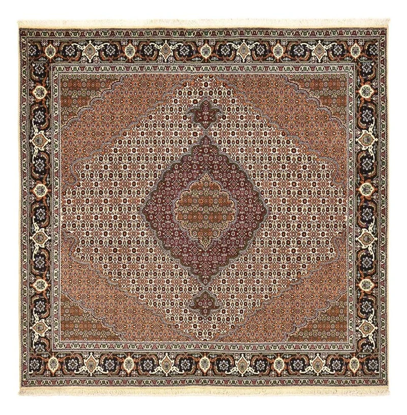 Täbriz - 40 Raj Teppich 200x204cm - Perserteppich