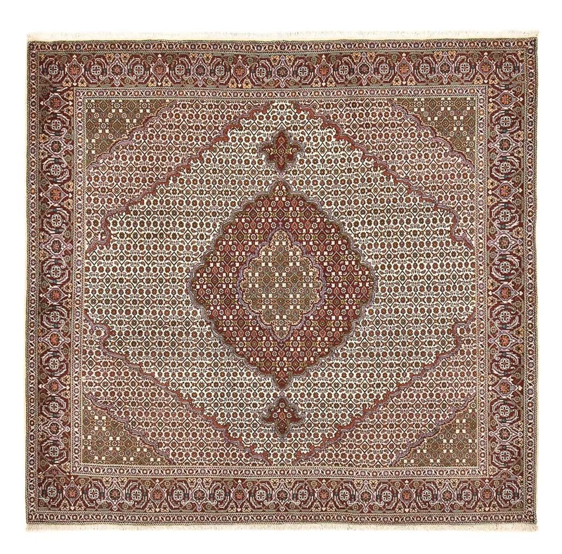 Täbriz - 40 Raj Teppich 200x204cm - Perserteppich