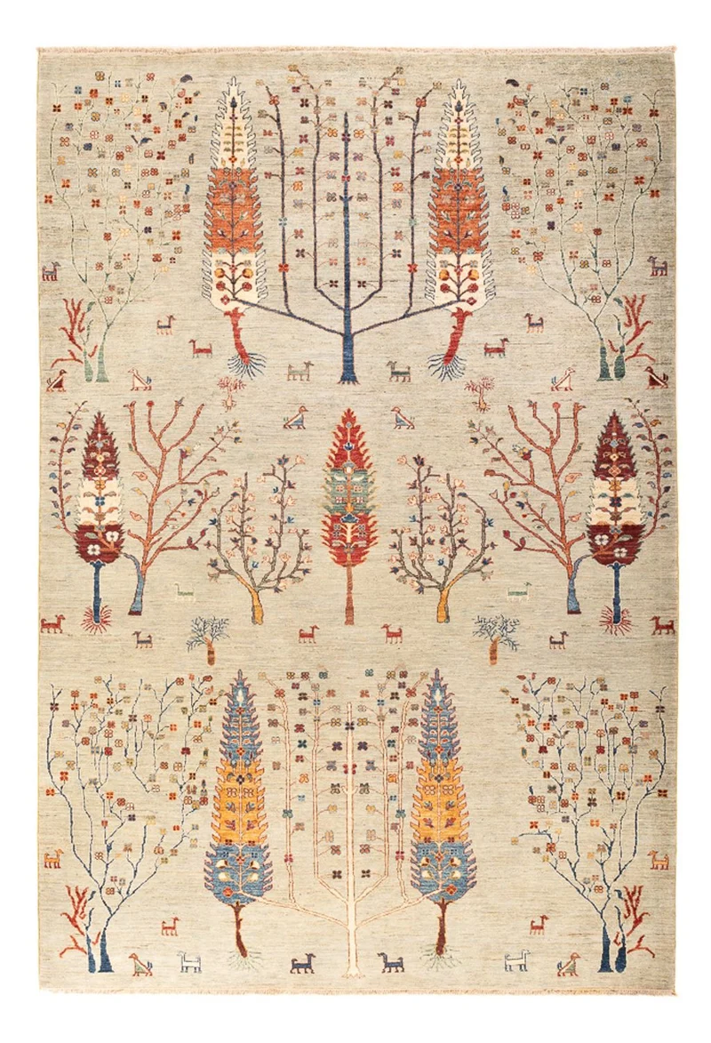 Ziegler Teppich - Ariana - 210 x 297 cm - hellgrau