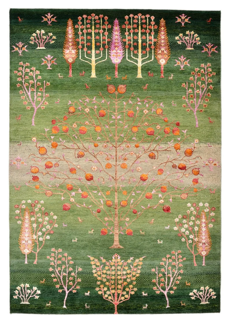 Gabbeh Teppich - Loribaft Indus - 171 x 246 cm - mehrfarbig