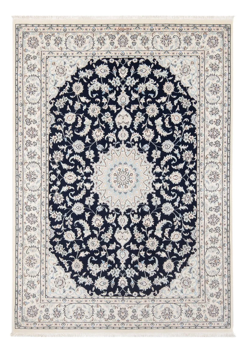 Perserteppich - Nain - Premium - 148 x 205 cm - dunkelblau
