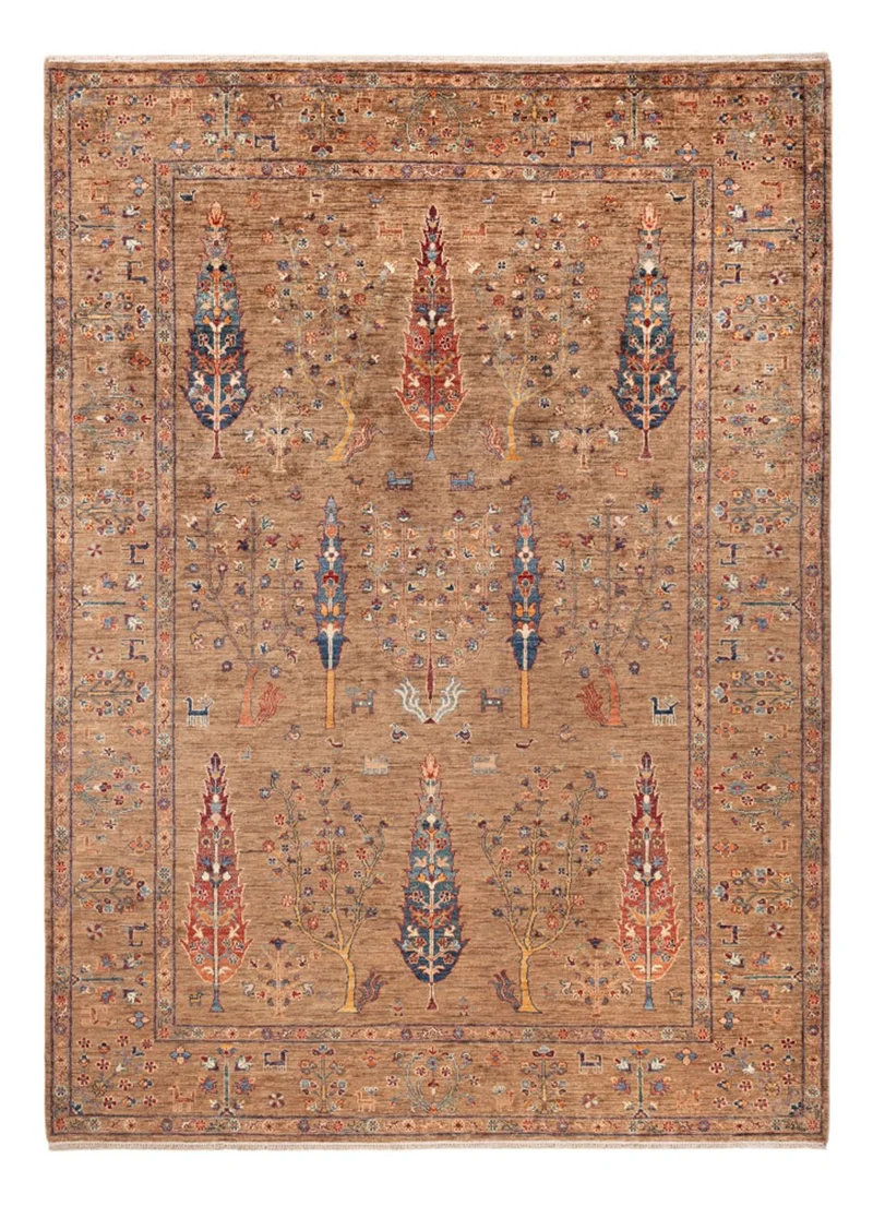Ziegler Teppich - Ariana - 205 x 287 cm - dunkelbeige