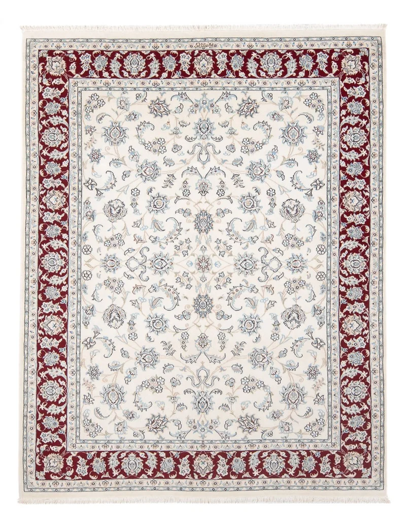 Perserteppich - Nain - Premium - 150 x 198 cm - creme