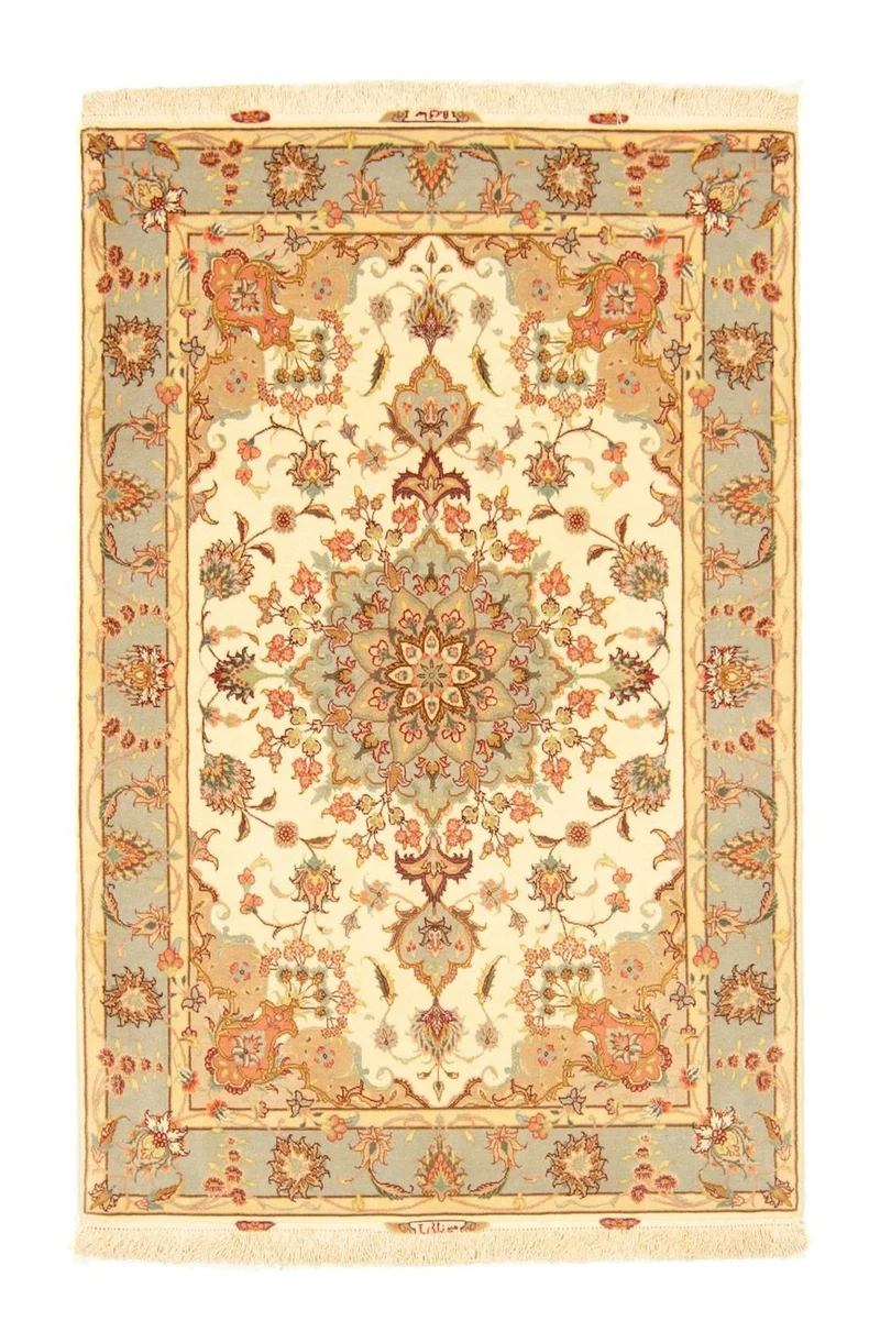 Täbriz - 50 Raj Teppich 100x154cm - Perserteppich