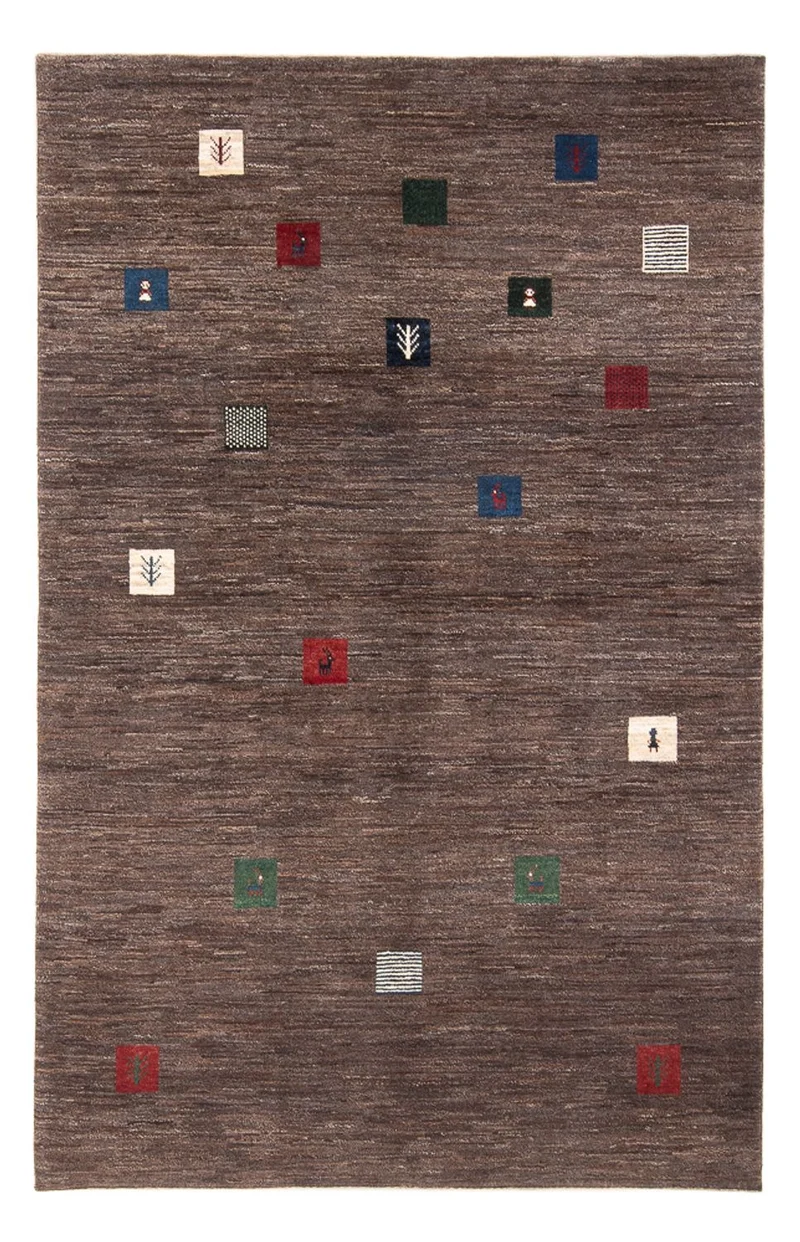 Gabbeh Persisch Teppich 170x243cm - Perserteppich Wollteppich