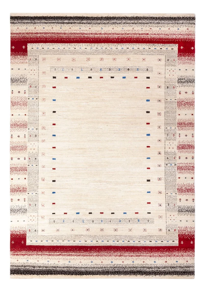 Indo Loribaft Teppich 168x242cm - Wollteppich