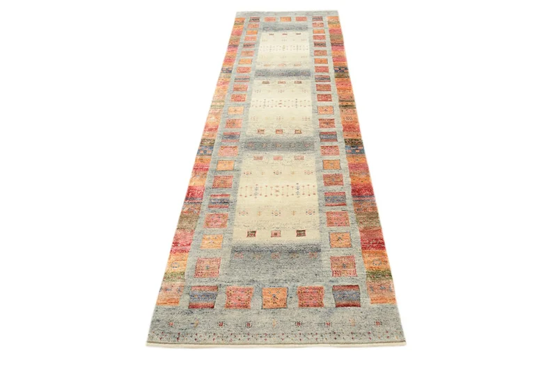 Läufer Gabbeh - Loribaft Indus - 82 x 295 cm - mehrfarbig