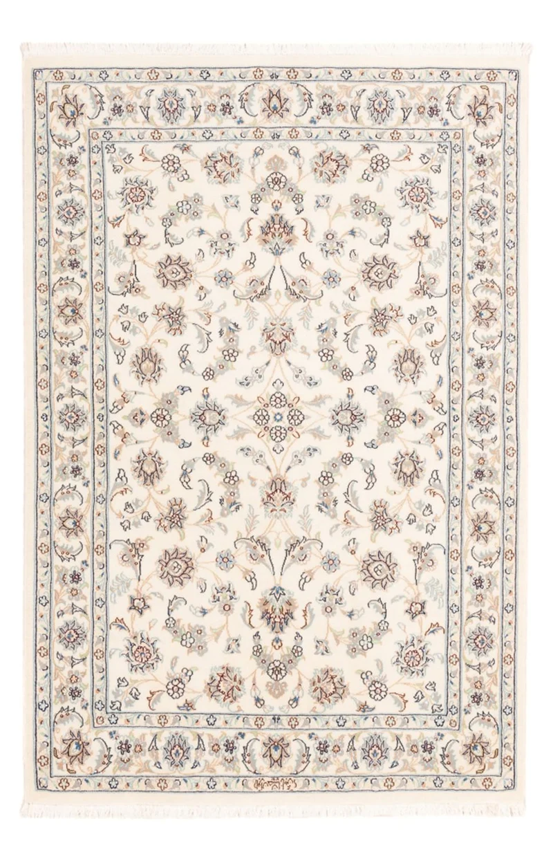Perserteppich - Nain - Premium - 108 x 163 cm - creme
