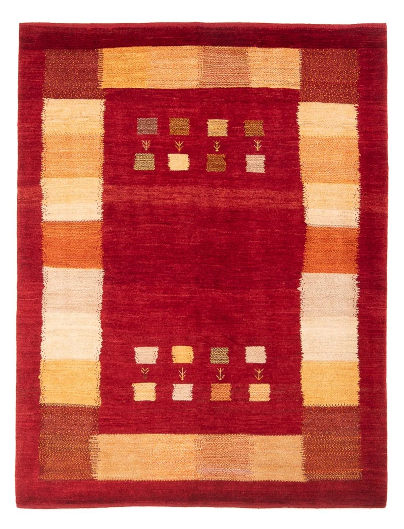 Gabbeh Persisch Teppich 158x200cm - Perserteppich Wollteppich