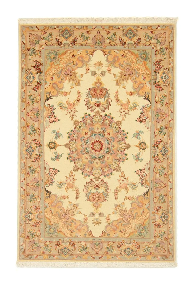 Täbriz - 50 Raj Teppich 100x154cm - Perserteppich