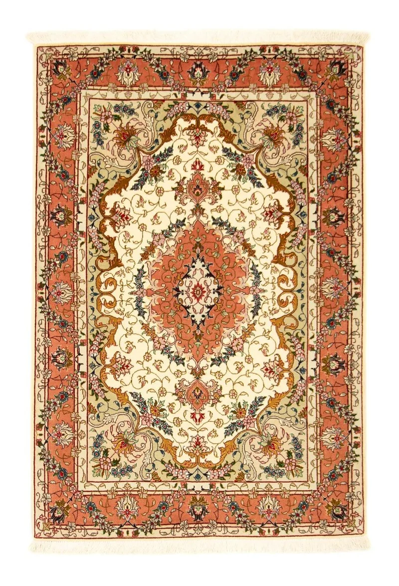 Täbriz - 50 Raj Teppich 103x153cm - Perserteppich
