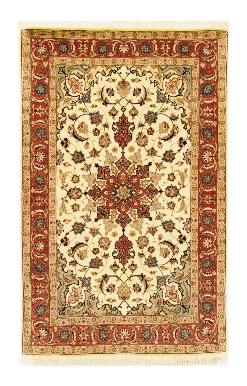 Täbriz - 50 Raj Teppich 100x158cm - Perserteppich
