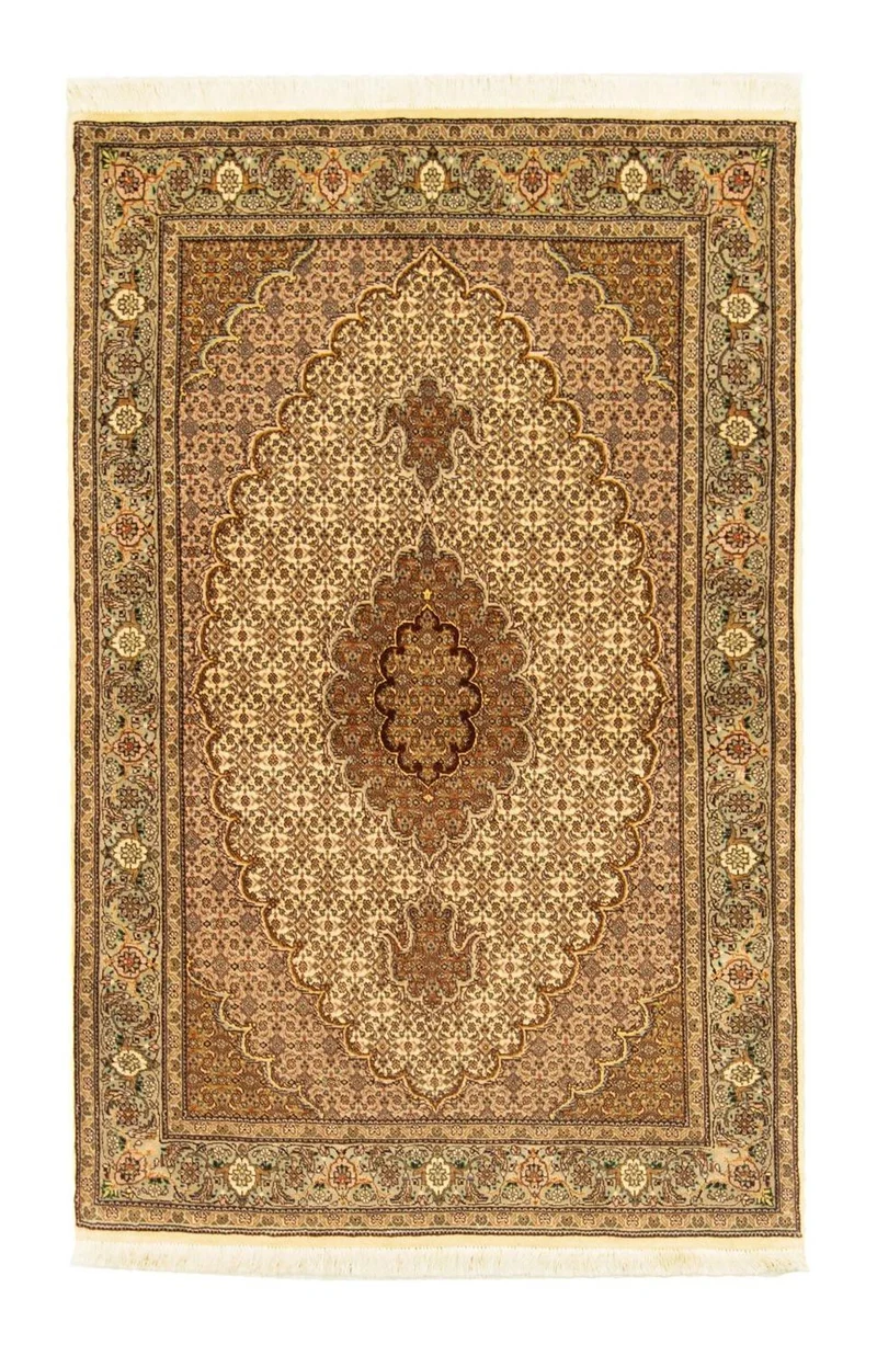 Täbriz - 50 Raj Teppich 102x154cm - Perserteppich