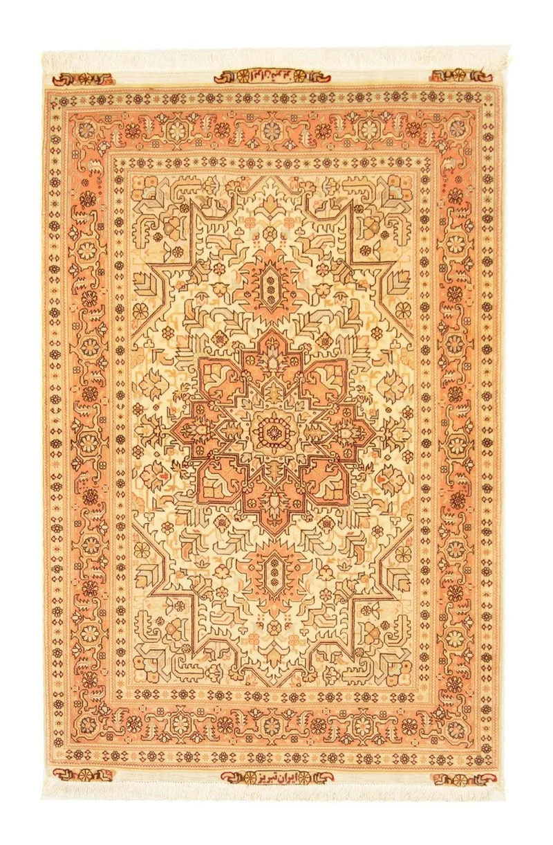 Täbriz - 50 Raj Teppich 102x154cm - Perserteppich