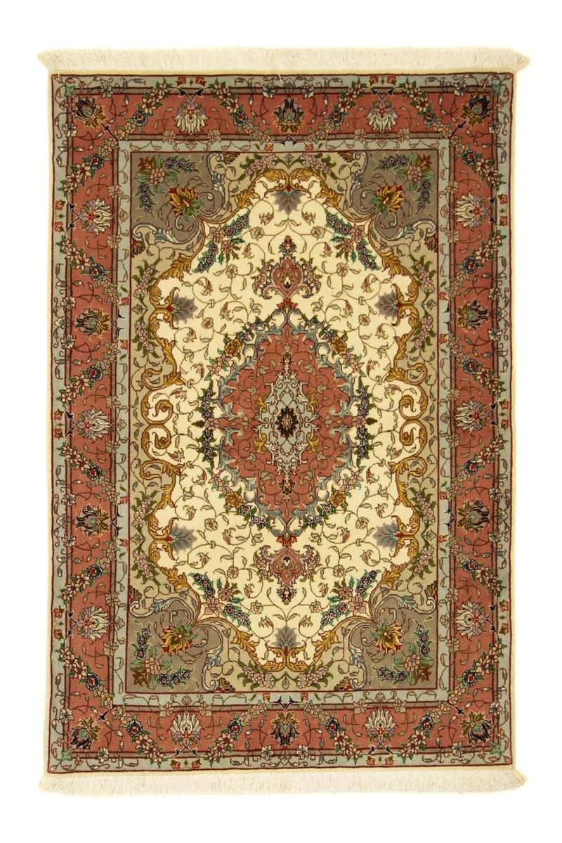 Täbriz - 50 Raj Teppich 102x152cm - Perserteppich