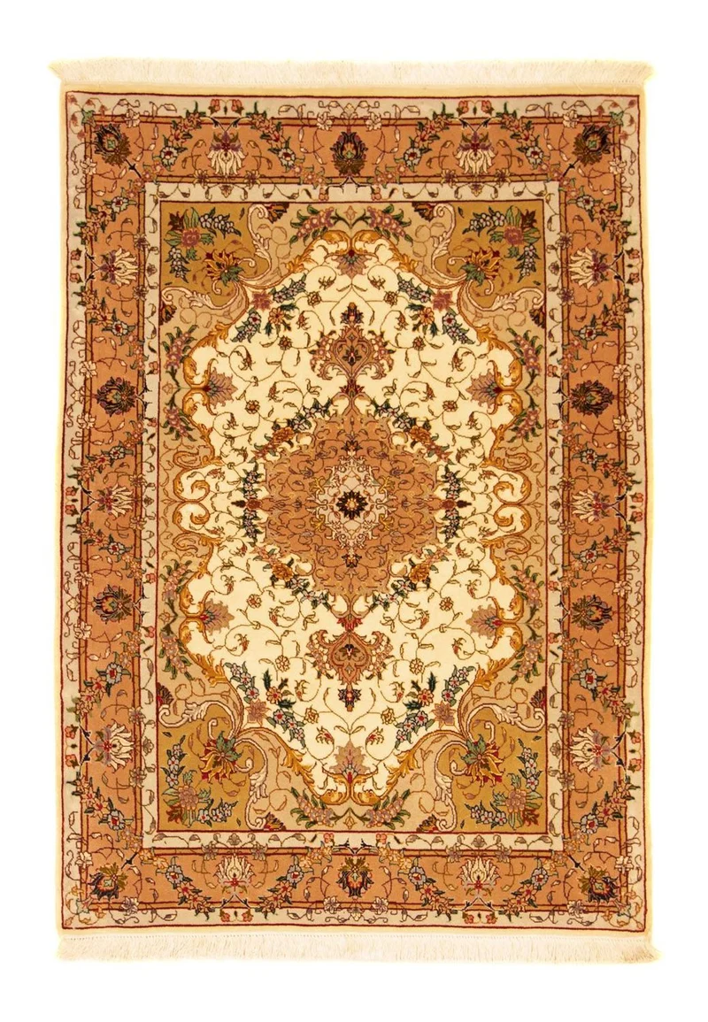 Täbriz - 50 Raj Teppich 103x150cm - Perserteppich