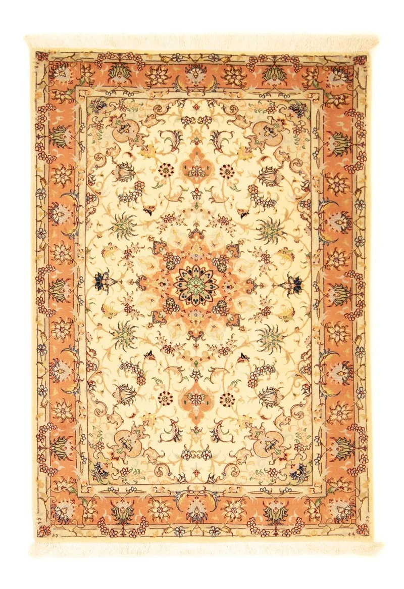 Täbriz - 50 Raj Teppich 103x150cm - Perserteppich