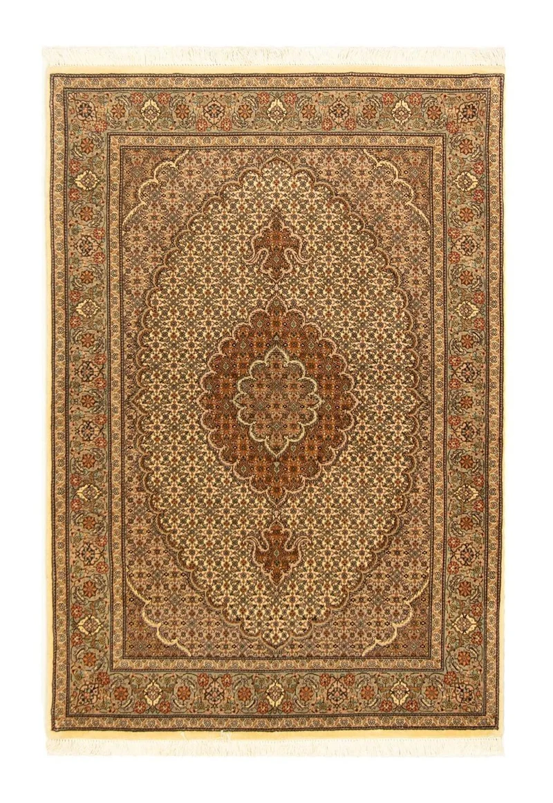 Täbriz - 50 Raj Teppich 102x150cm - Perserteppich
