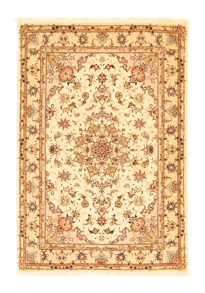 Täbriz - 50 Raj Teppich 102x150cm - Perserteppich