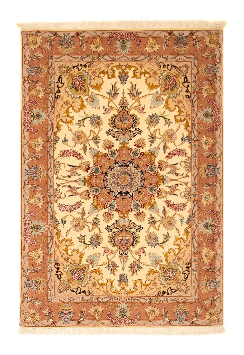 Täbriz - 50 Raj Teppich 101x150cm - Perserteppich