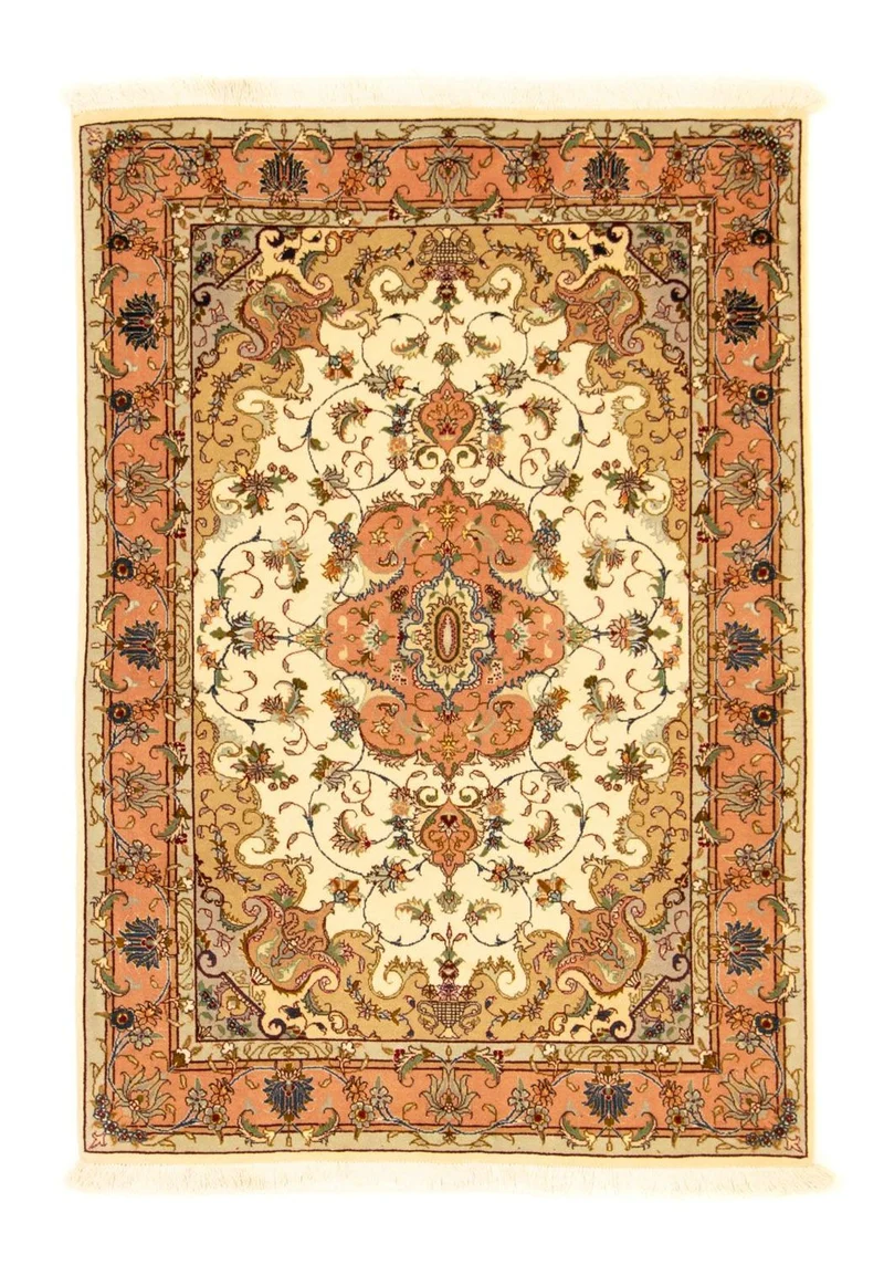 Täbriz - 50 Raj Teppich 103x148cm - Perserteppich