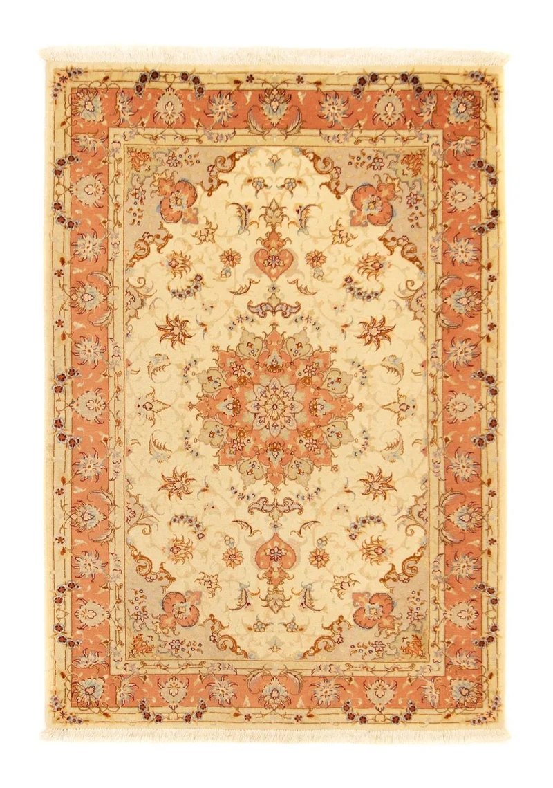 Täbriz - 50 Raj Teppich 103x148cm - Perserteppich