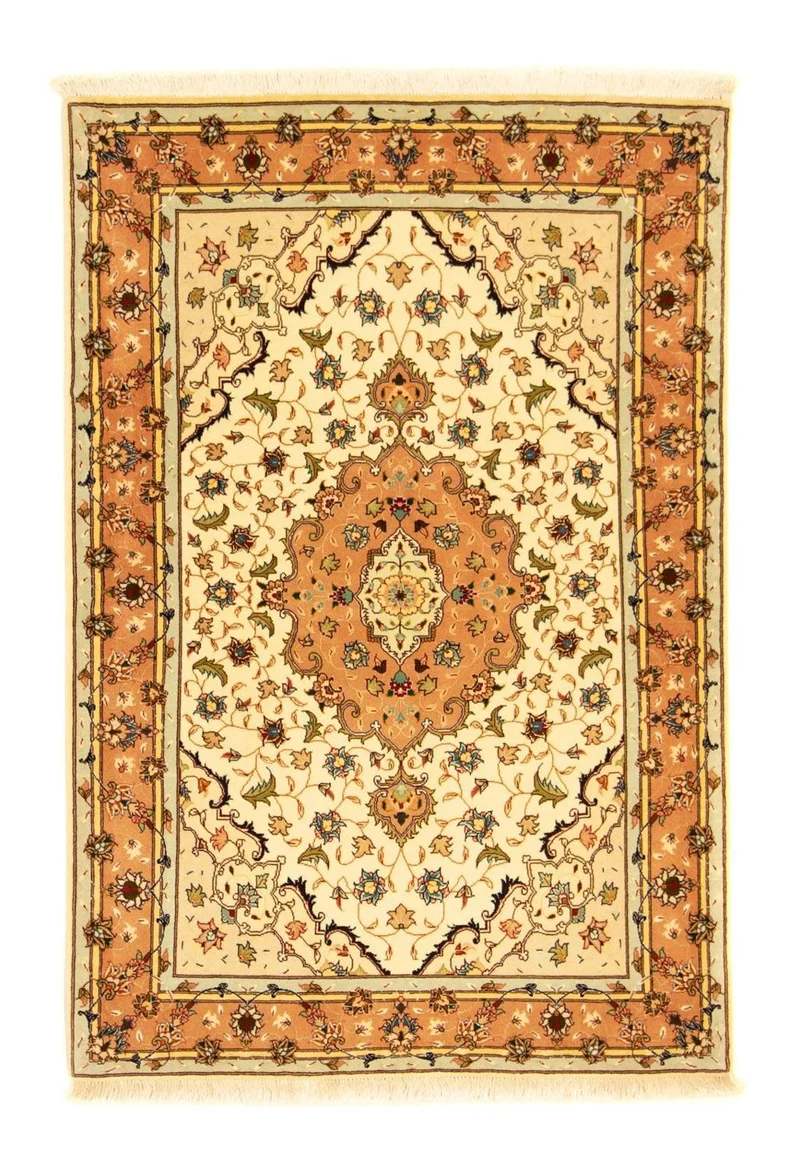 Täbriz - 50 Raj Teppich 100x150cm - Perserteppich