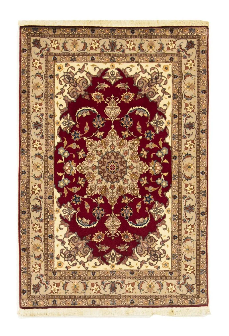 Täbriz - 50 Raj Teppich 100x150cm - Perserteppich