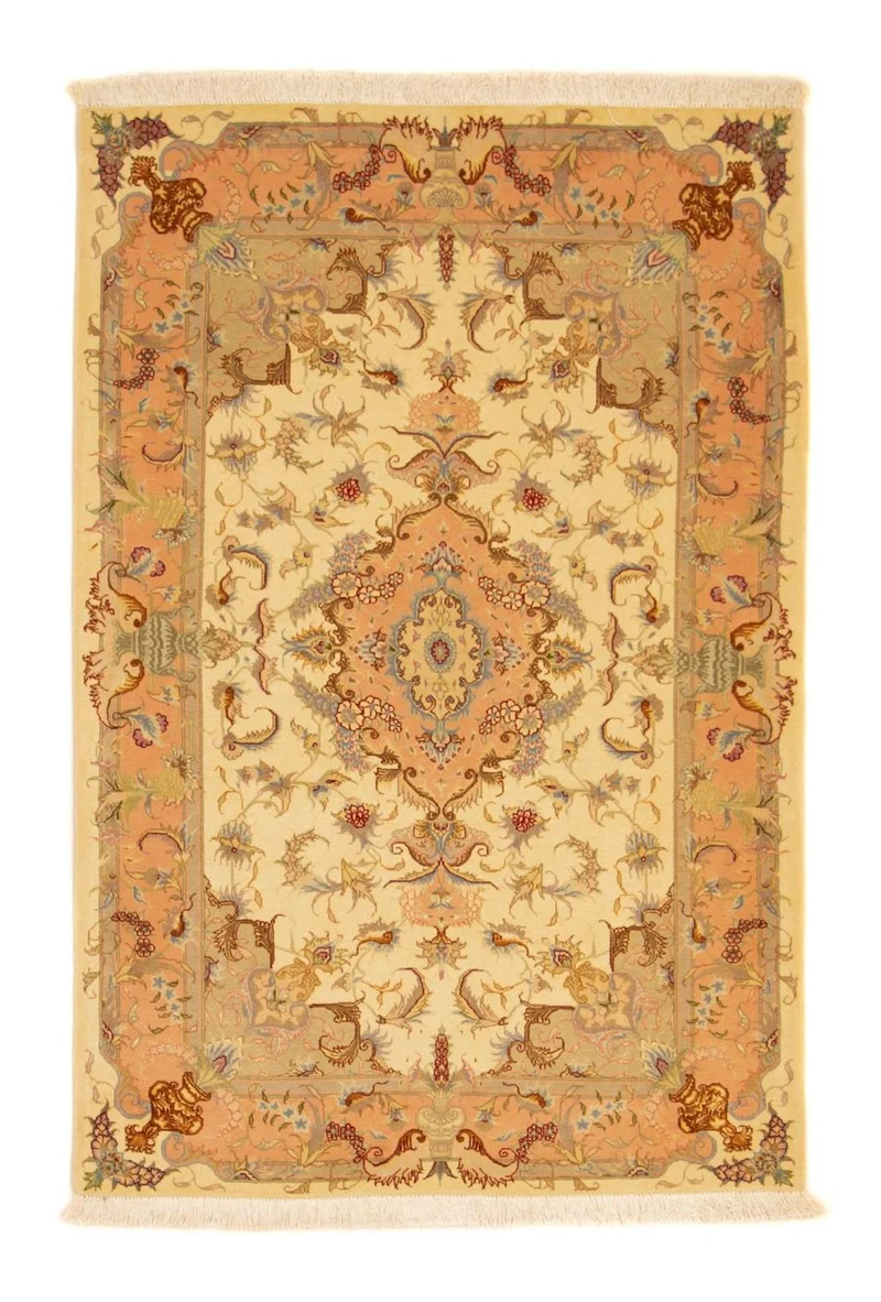 Täbriz - 50 Raj Teppich 100x150cm - Perserteppich