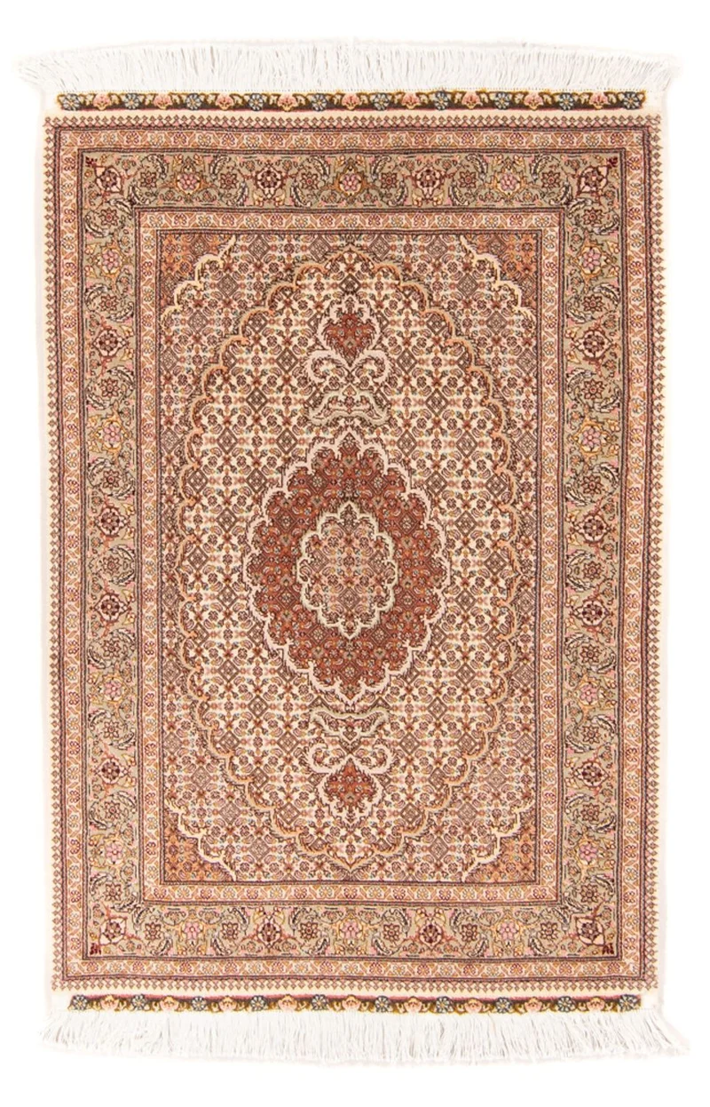 Täbriz - 50 Raj Teppich 75x130cm - Perserteppich