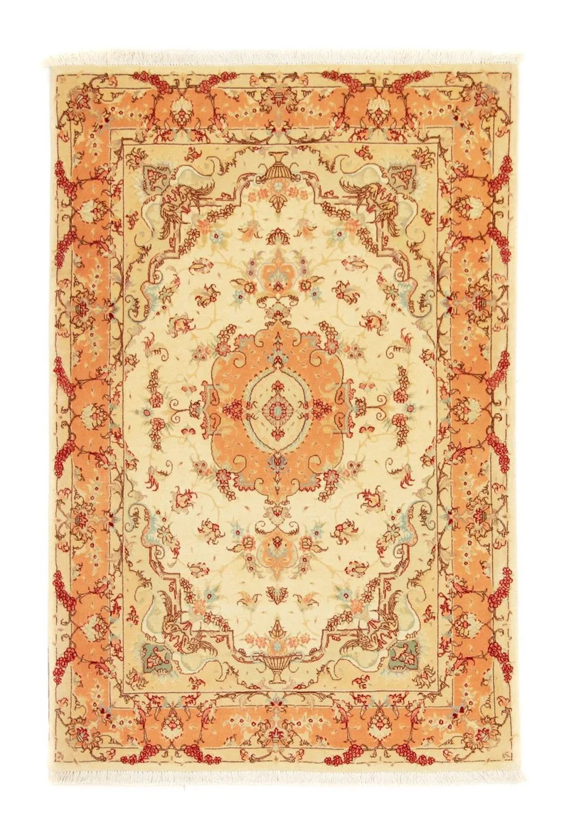Täbriz - 50 Raj Teppich 100x148cm - Perserteppich