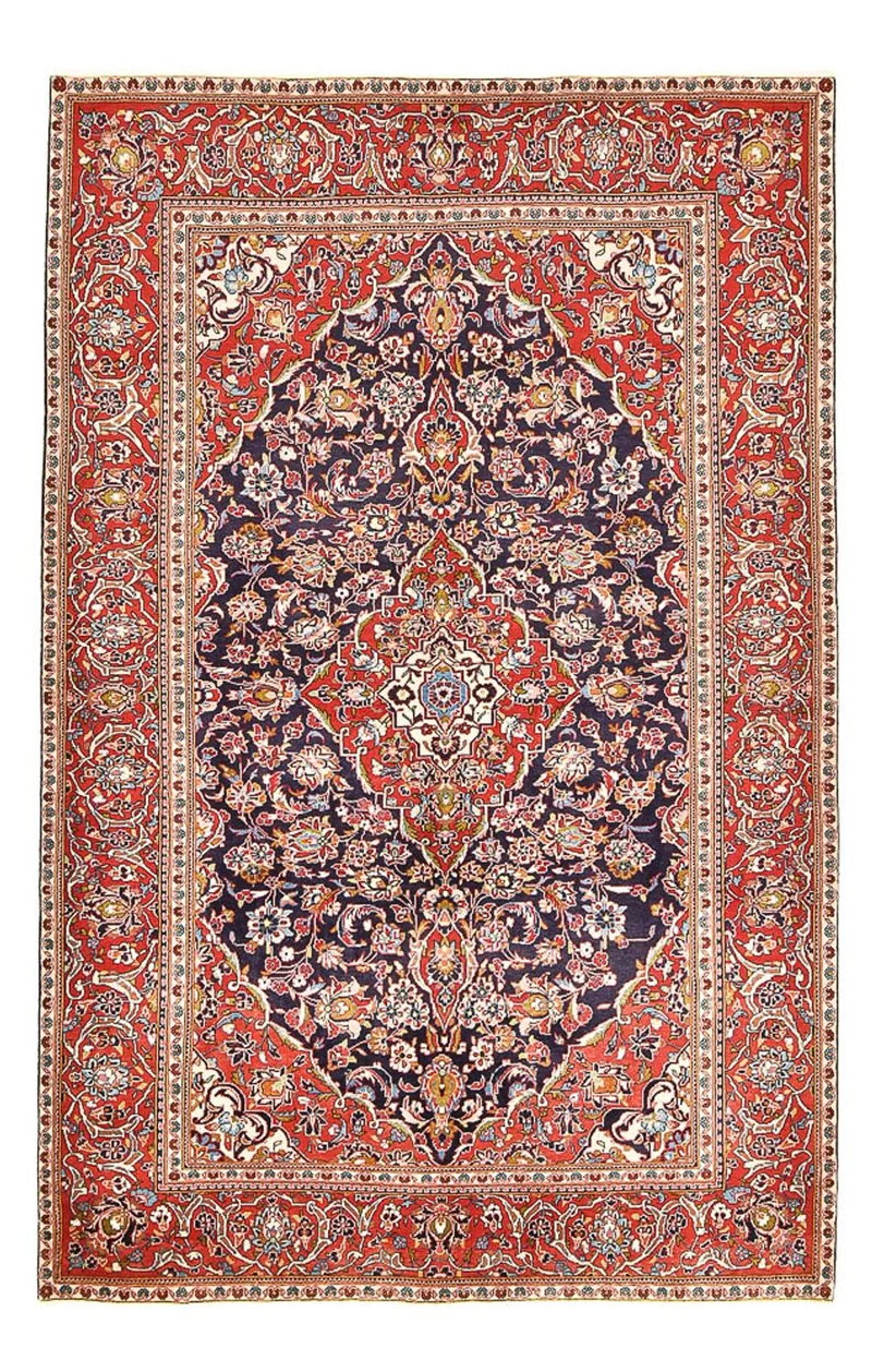 Perserteppich - Keshan - 200 x 302 cm - rot