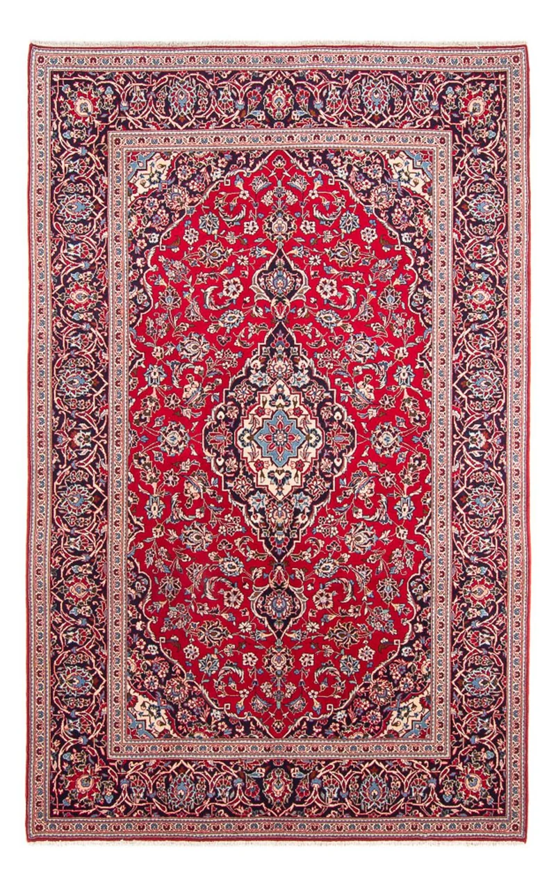 Perserteppich - Keshan - 196 x 304 cm - rot
