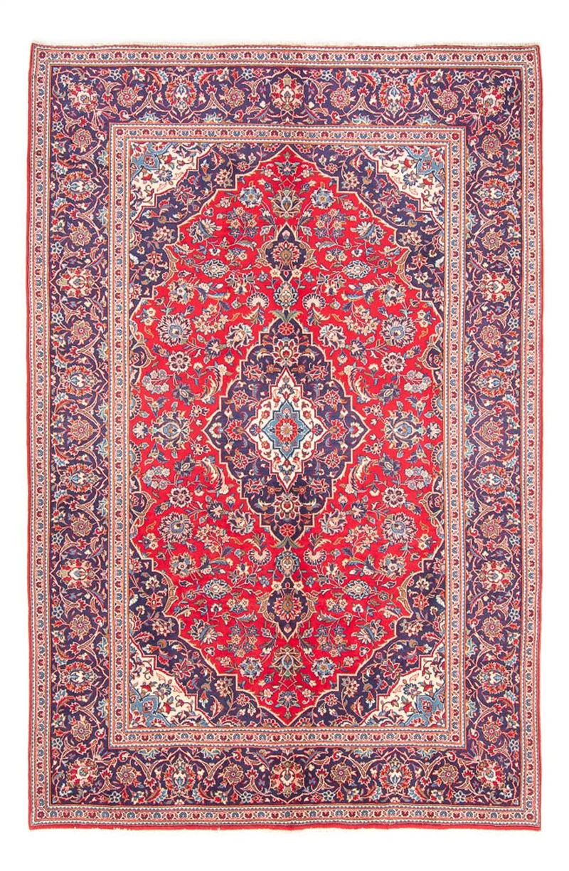 Perserteppich - Keshan - 200 x 297 cm - rot