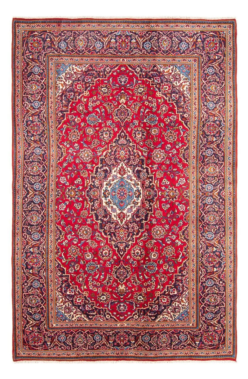 Perserteppich - Keshan - 197 x 300 cm - rot