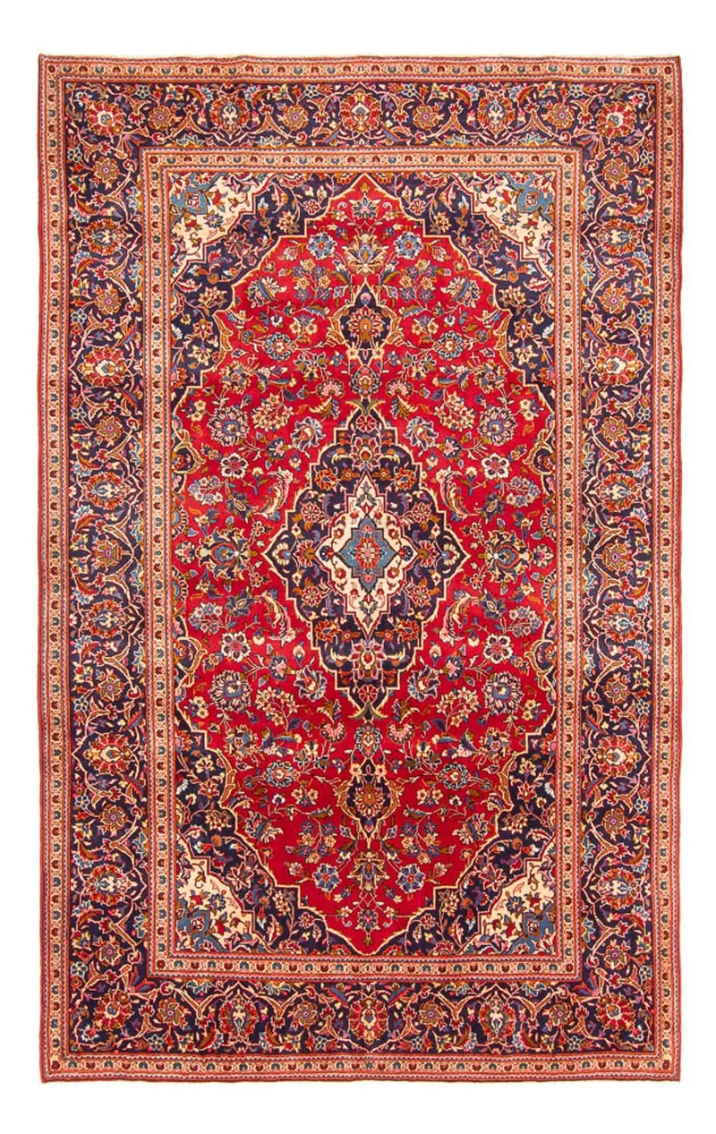 Perserteppich - Keshan - 198 x 298 cm - rot